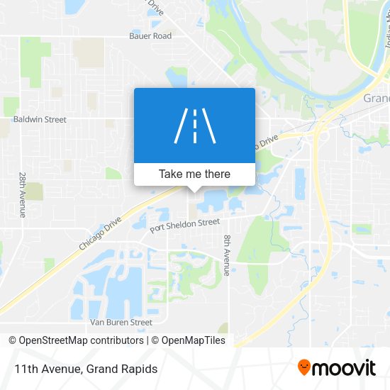 Mapa de 11th Avenue