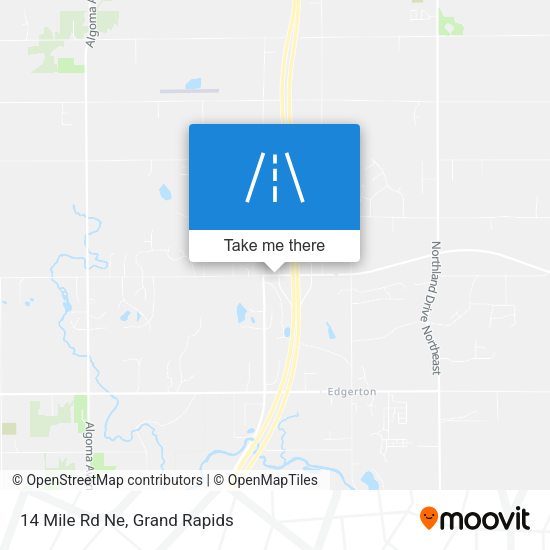 Mapa de 14 Mile Rd Ne