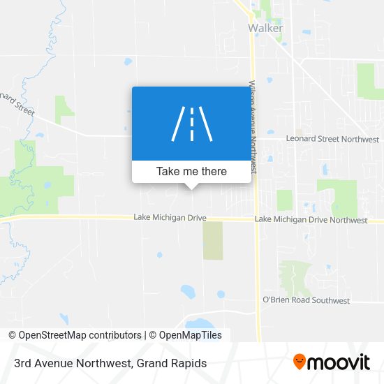 Mapa de 3rd Avenue Northwest
