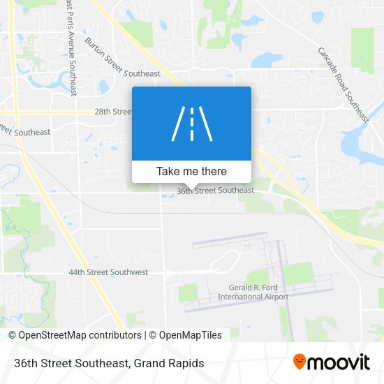 Mapa de 36th Street Southeast