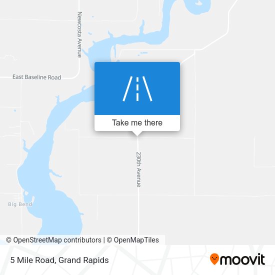 Mapa de 5 Mile Road