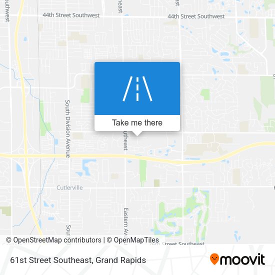 61st Street Southeast map