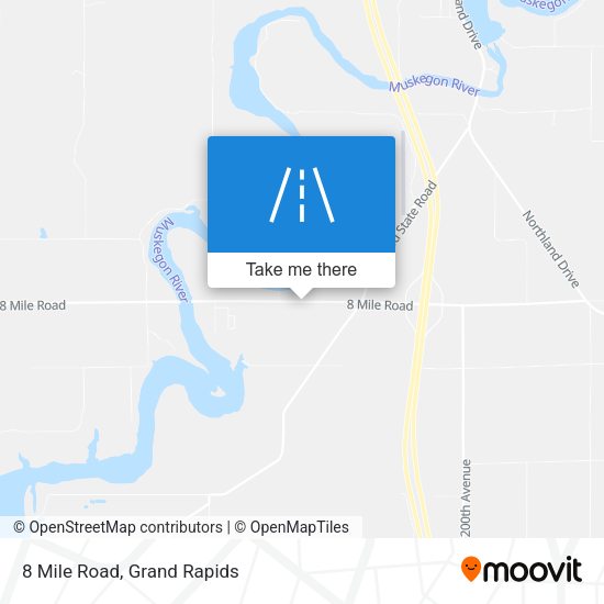 Mapa de 8 Mile Road