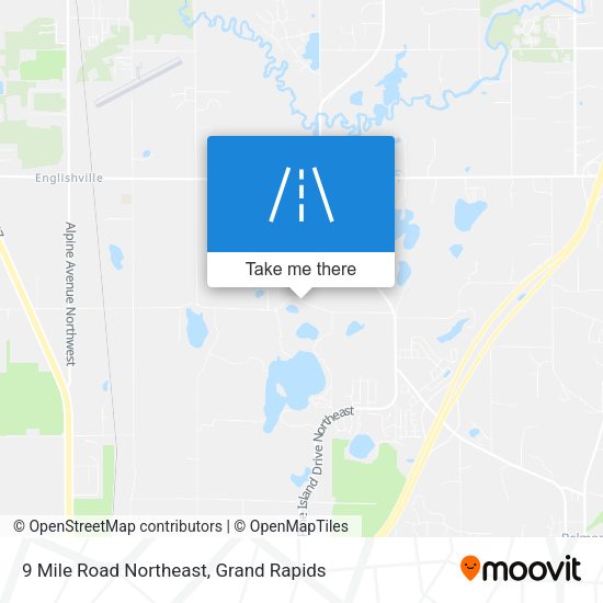 Mapa de 9 Mile Road Northeast