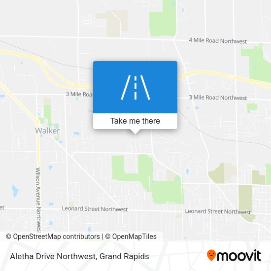 Mapa de Aletha Drive Northwest
