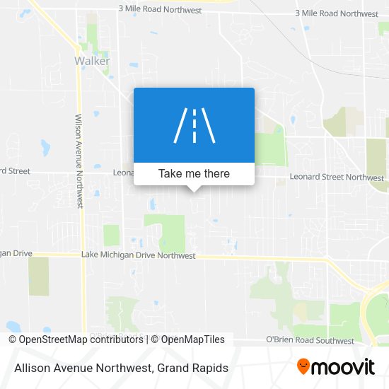 Mapa de Allison Avenue Northwest