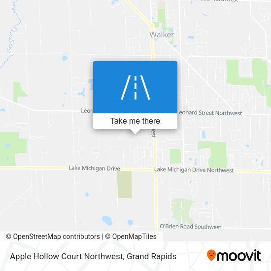 Apple Hollow Court Northwest map