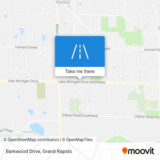 Barkwood Drive map
