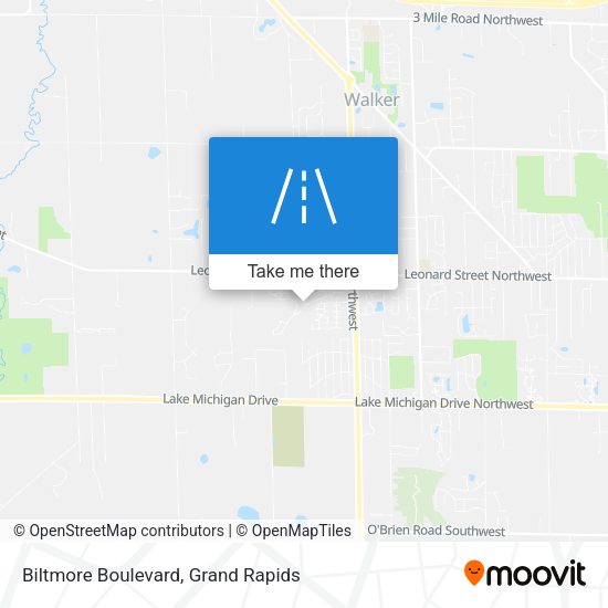 Biltmore Boulevard map