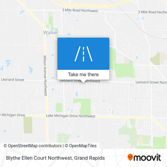 Mapa de Blythe Ellen Court Northwest