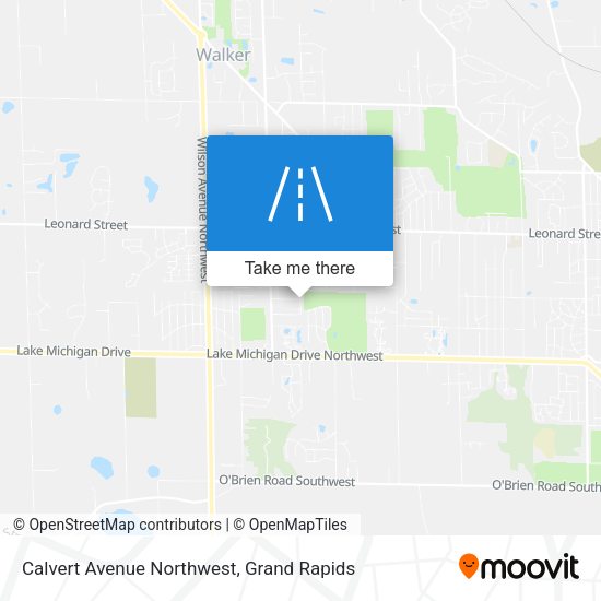 Mapa de Calvert Avenue Northwest