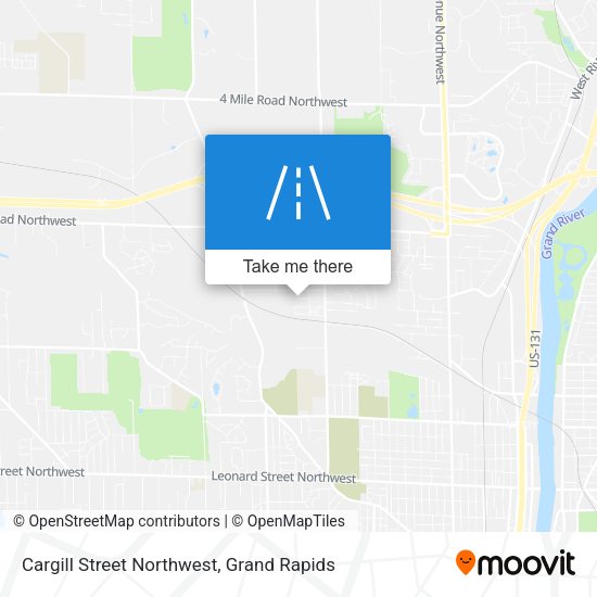 Mapa de Cargill Street Northwest