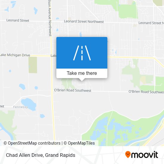 Chad Allen Drive map