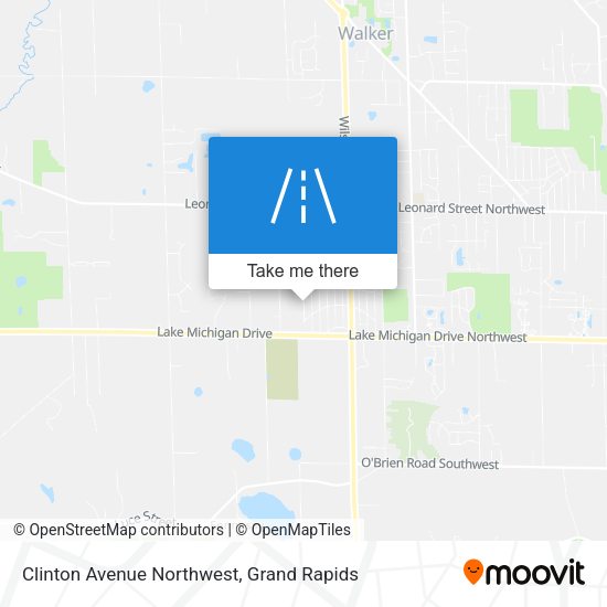 Clinton Avenue Northwest map