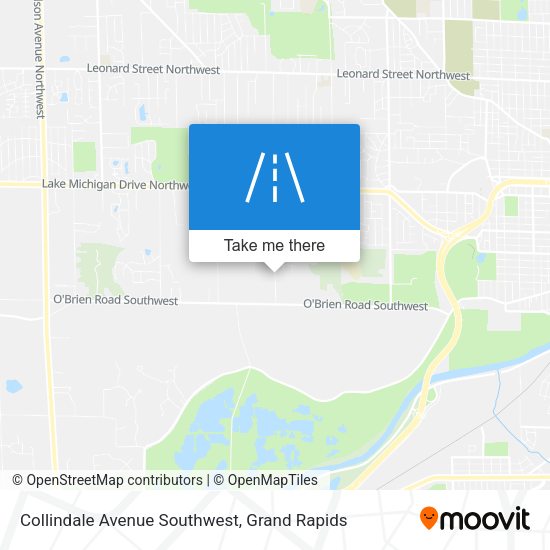 Mapa de Collindale Avenue Southwest