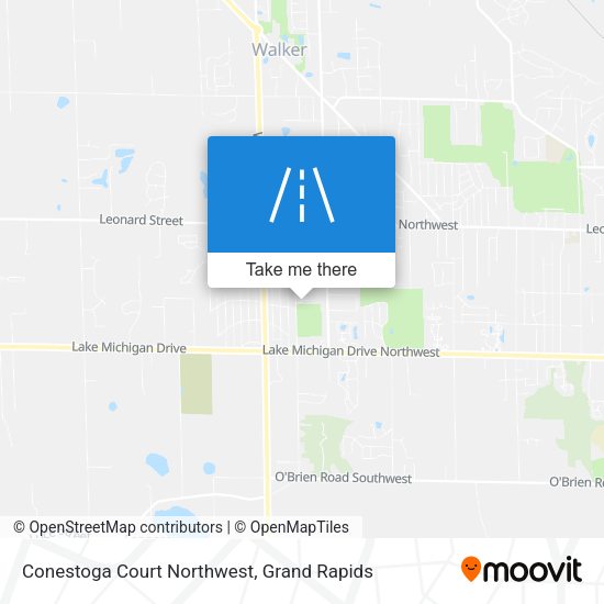Mapa de Conestoga Court Northwest