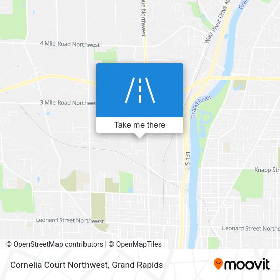 Mapa de Cornelia Court Northwest