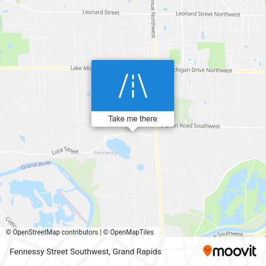 Mapa de Fennessy Street Southwest