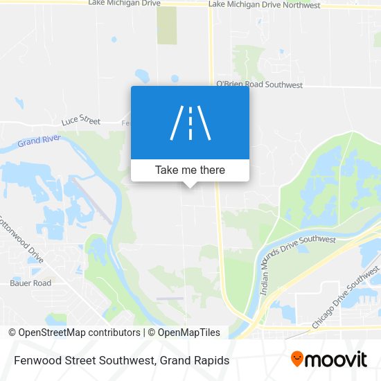 Mapa de Fenwood Street Southwest