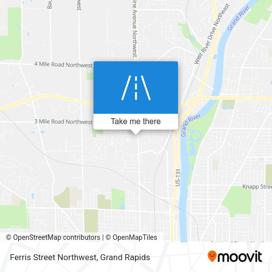 Mapa de Ferris Street Northwest
