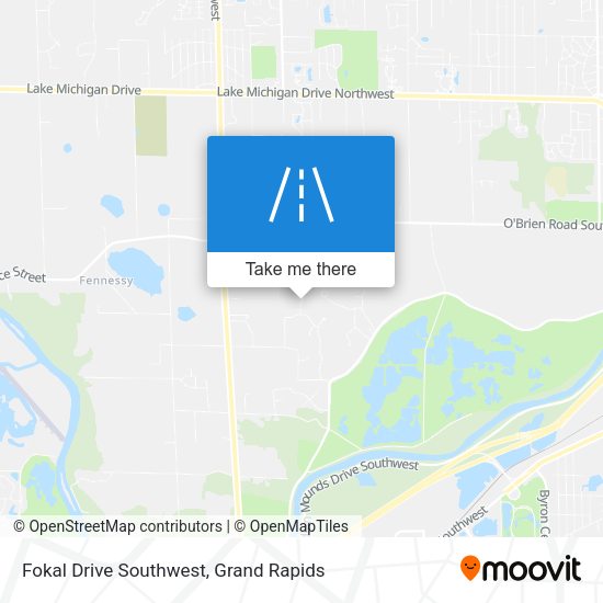 Mapa de Fokal Drive Southwest