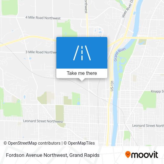 Fordson Avenue Northwest map