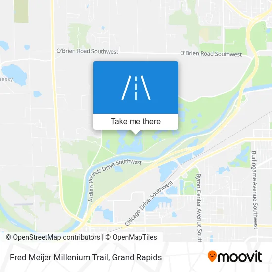 Fred Meijer Millenium Trail map