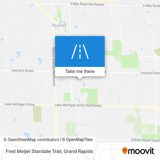 Fred Meijer Standale Trail map