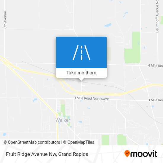 Fruit Ridge Avenue Nw map