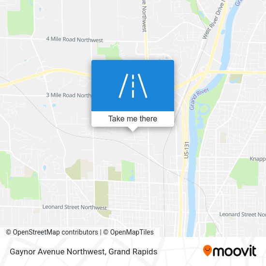 Gaynor Avenue Northwest map