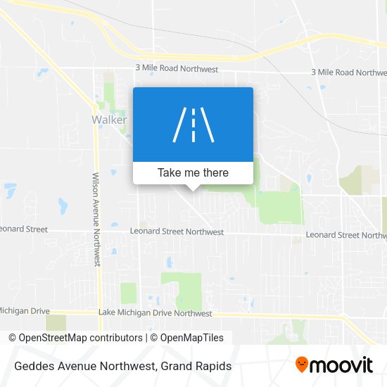 Mapa de Geddes Avenue Northwest