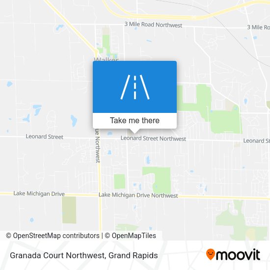 Granada Court Northwest map