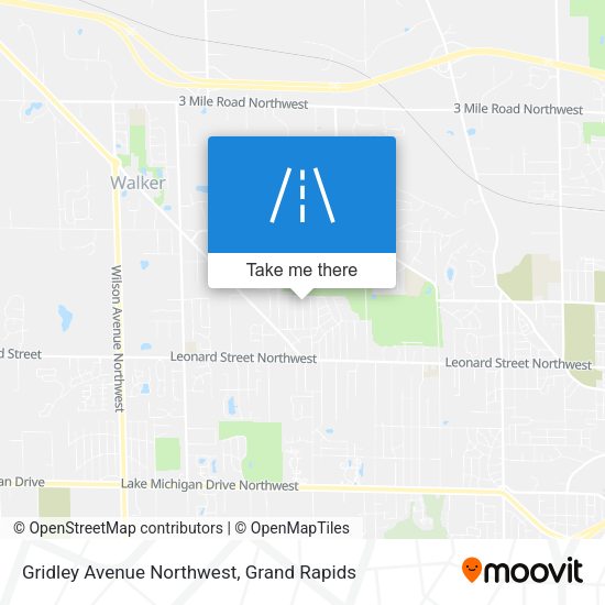 Mapa de Gridley Avenue Northwest