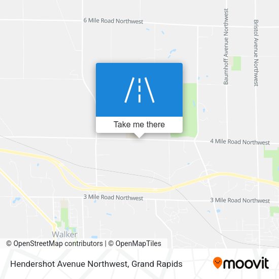 Hendershot Avenue Northwest map