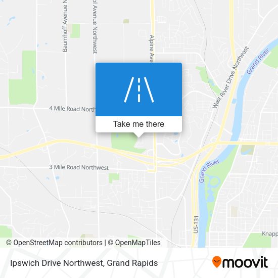 Mapa de Ipswich Drive Northwest