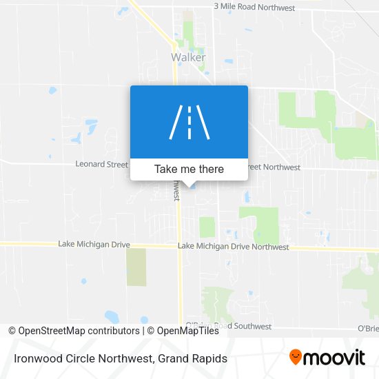Ironwood Circle Northwest map
