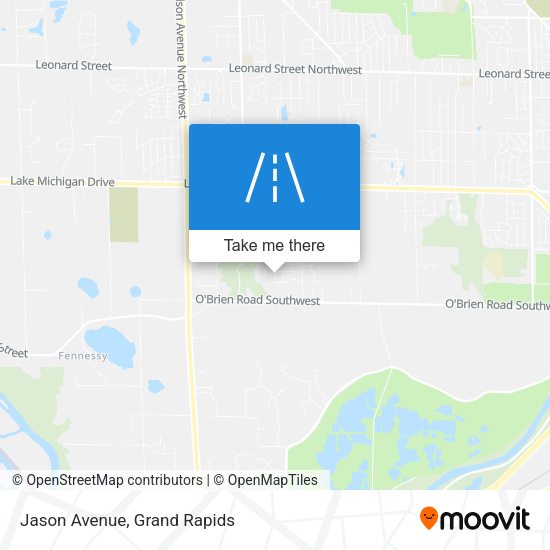 Jason Avenue map