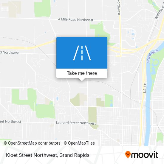 Kloet Street Northwest map