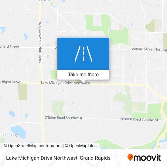 Lake Michigan Drive Northwest map