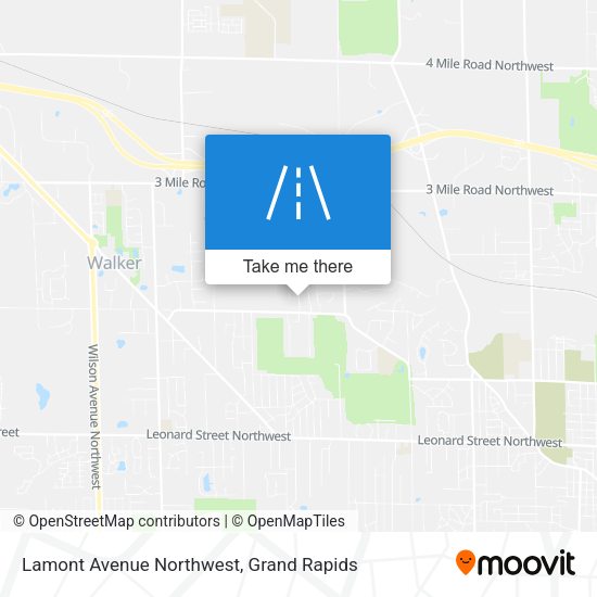 Mapa de Lamont Avenue Northwest