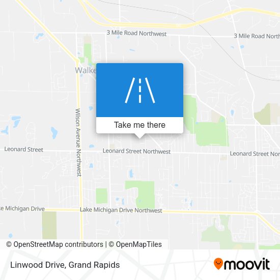 Linwood Drive map
