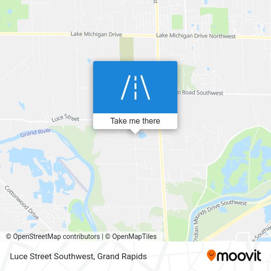 Mapa de Luce Street Southwest