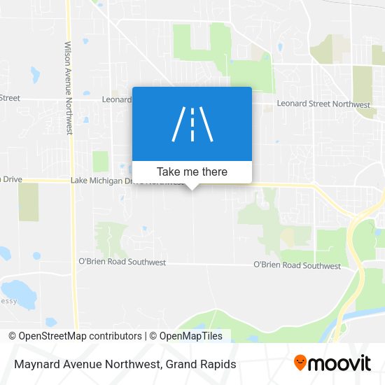 Maynard Avenue Northwest map