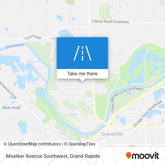 Moelker Avenue Southwest map