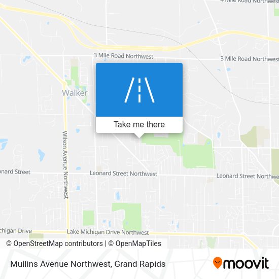 Mapa de Mullins Avenue Northwest