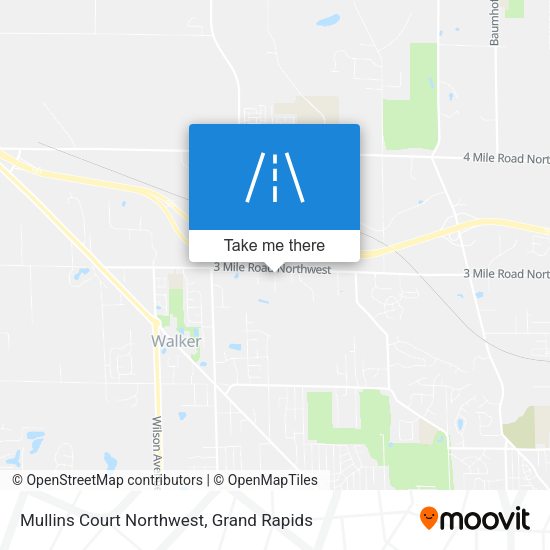 Mullins Court Northwest map