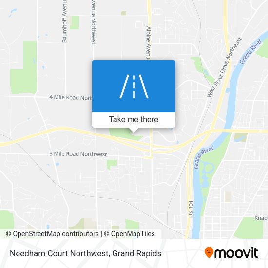 Needham Court Northwest map
