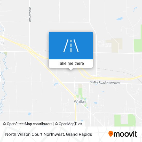 North Wilson Court Northwest map