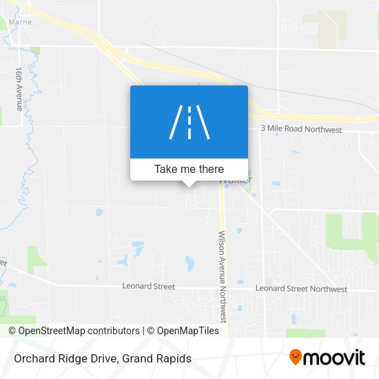 Orchard Ridge Drive map