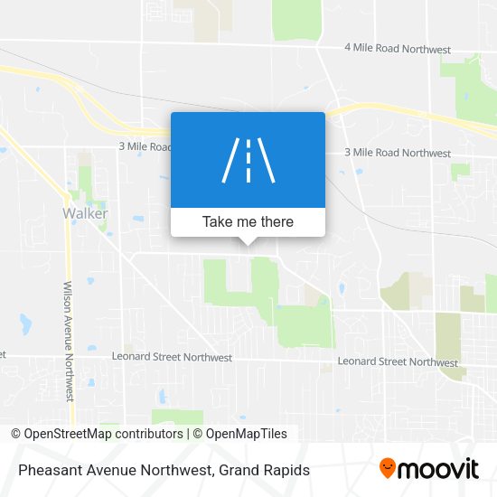 Mapa de Pheasant Avenue Northwest